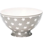 Star warm grey soup bowl XL fra GreenGate - Tinashjem